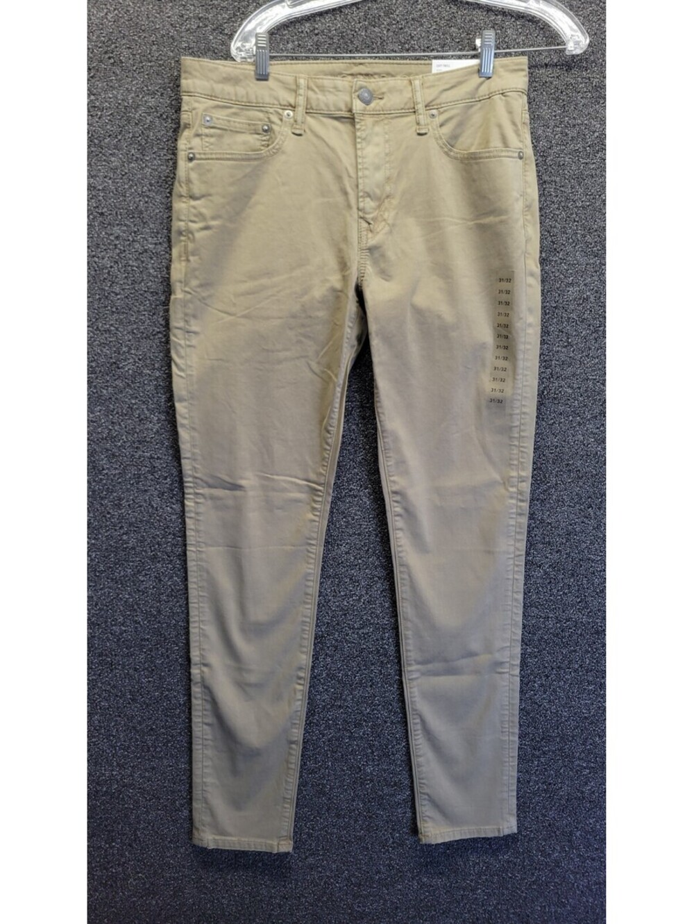American Eagle Skinny Pants 31x32 Soft Twill Khaki Extreme Flex